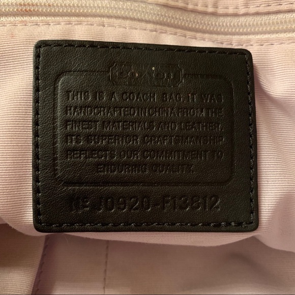 Coach Authentic Signature C Brown Handbag - Picture 8 of 8